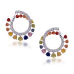 Twinkling Teardrops bali earrings