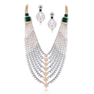 Emerald Elegance Necklace Set
