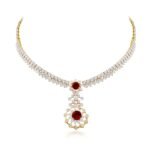 Majestic Brooch Necklace Set