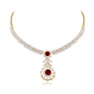 Majestic Brooch Necklace Set