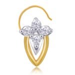 Magnificent Crozier diamond nose pin