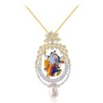 Radha Krishna pendant