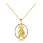 Shiva diamond pendant
