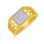 Manik diamond ring for men